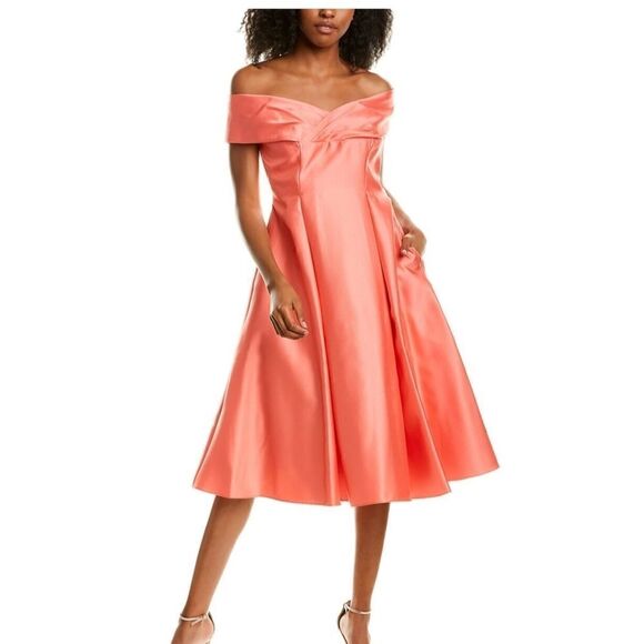 Adrianna Pappell Mikado Midi Dress - Picture 1 of 3